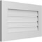 Ekena Millwork Vertical Surface Mount PVC Gable Vent: Functional, w/ 3-1/2"W x 1"P Standard Frame, 30"W x 18"H GVPVE30X1801SF - alternate 5